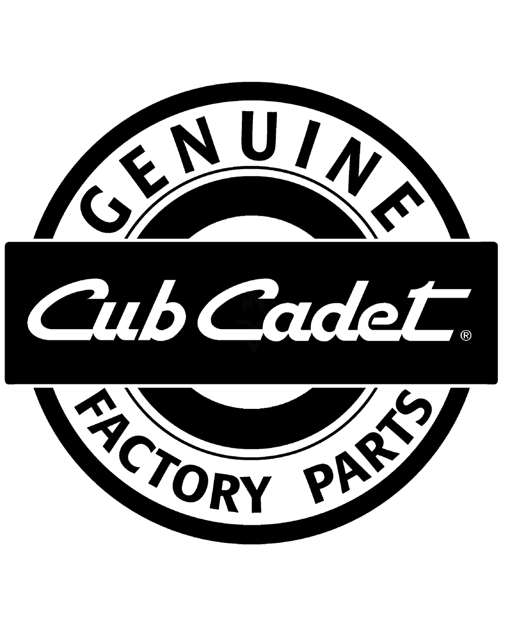 .Quick Reference Diagram and Parts List for M48-KW 53CB5DAV750-19-HP-OHV Cub Cadet Lawn Tractor